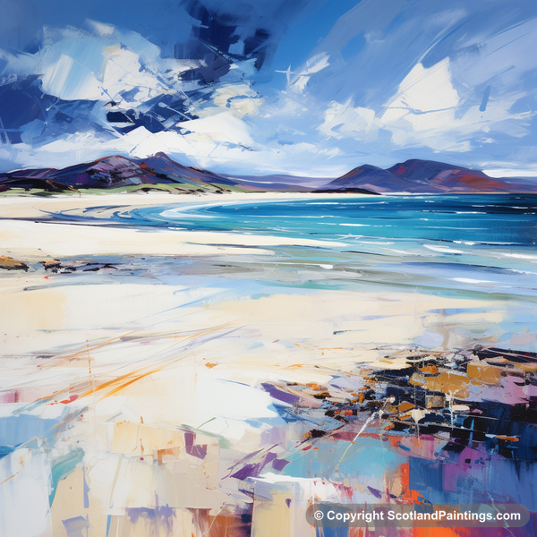 Painting - Luskentyre Beach - Scottish Beaches