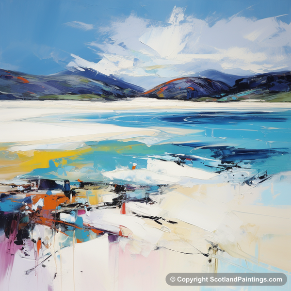 Painting - Luskentyre Beach - Scottish Beaches