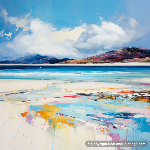 Painting - Luskentyre Beach - Scottish Beaches