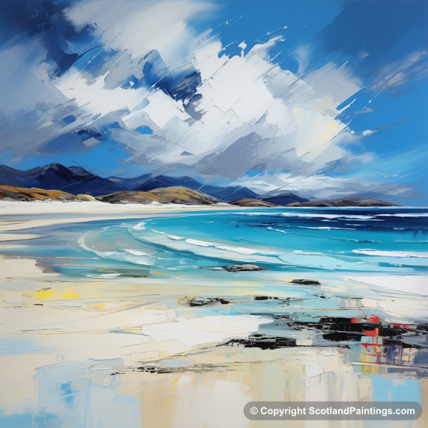 Painting - Luskentyre Beach - Scottish Beaches