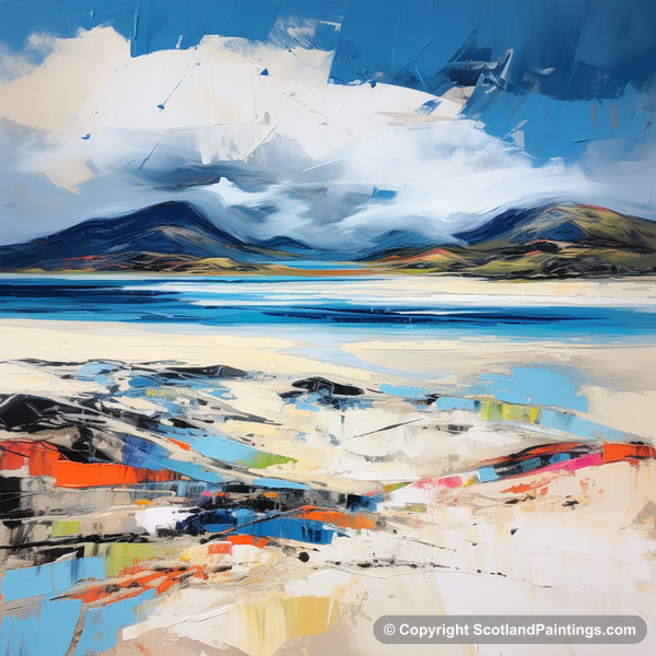 Painting - Luskentyre Beach - Scottish Beaches