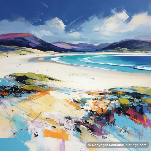 Painting - Luskentyre Beach - Scottish Beaches