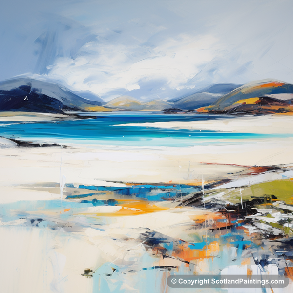 Painting - Luskentyre Beach - Scottish Beaches