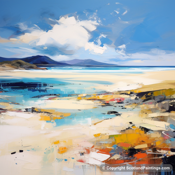 Painting - Luskentyre Beach - Scottish Beaches