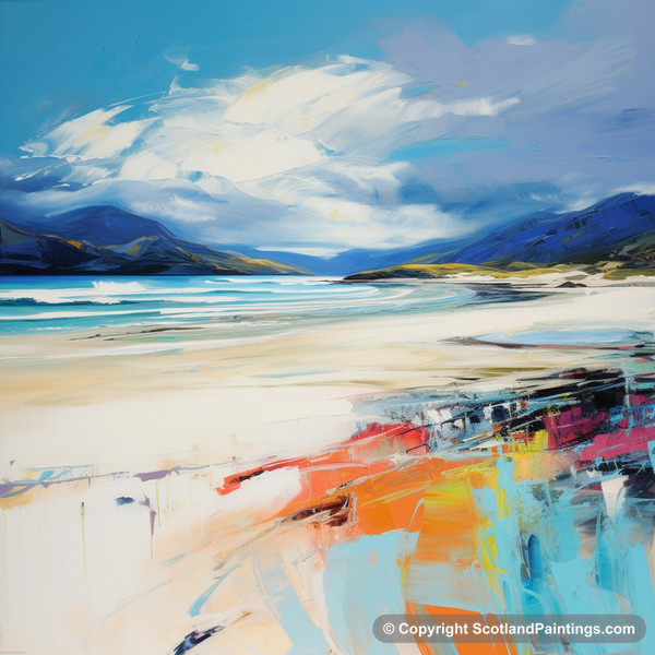 Painting - Luskentyre Beach - Scottish Beaches