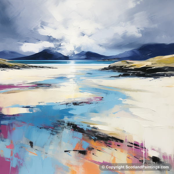 Painting - Luskentyre Beach - Scottish Beaches