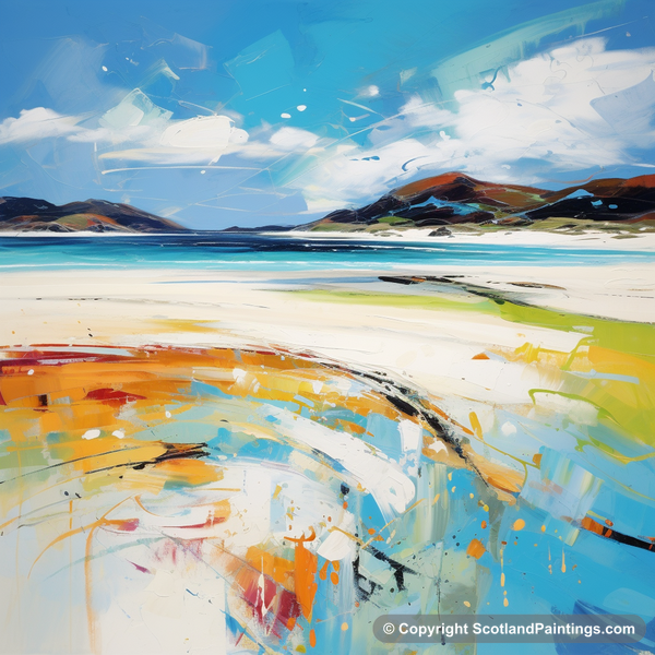 Painting - Luskentyre Beach - Scottish Beaches