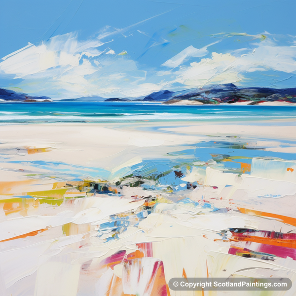 Painting - Luskentyre Beach - Scottish Beaches