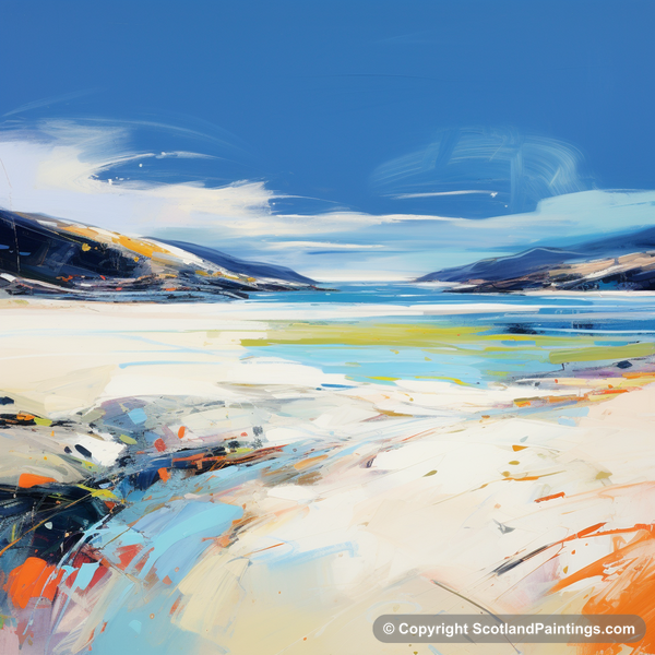 Painting - Luskentyre Beach - Scottish Beaches