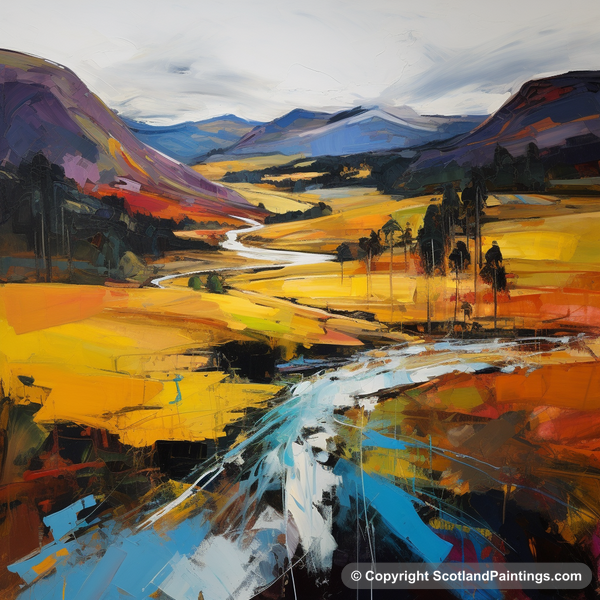 Painting - Glen Feshie - Scottish Glens