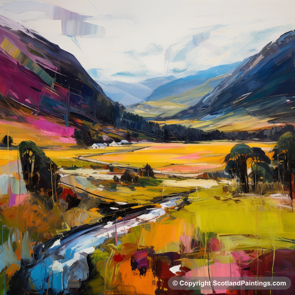 Painting - Glen Feshie - Scottish Glens