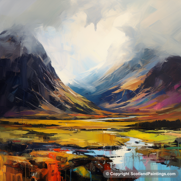 Painting - Ben Nevis - Scottish Mountains