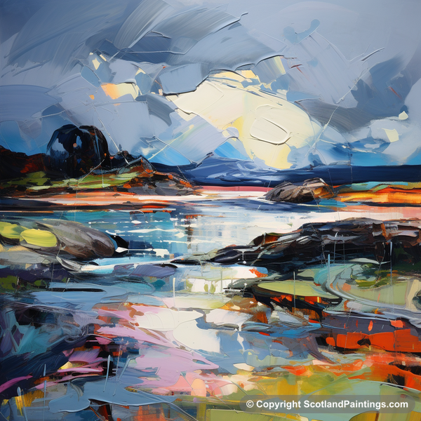 Painting - Ardtun Bay - Scottish Coves