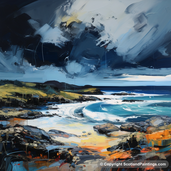 Painting - Ardtun Bay - Scottish Coves