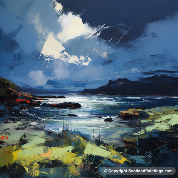 Painting - Ardtun Bay - Scottish Coves