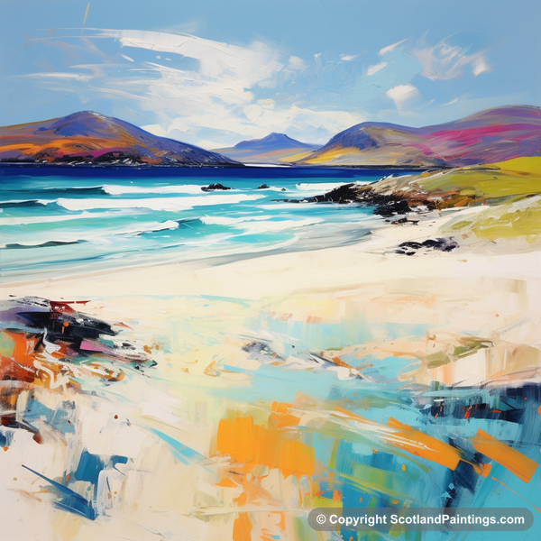 Painting - Luskentyre Sands - Scottish Beaches