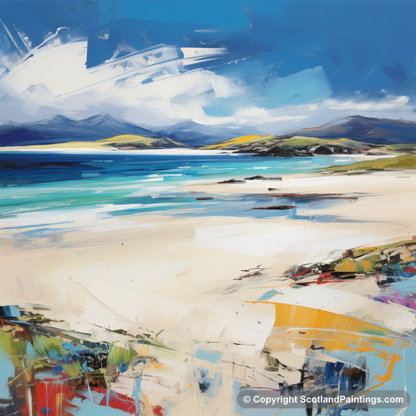 Painting - Luskentyre Sands - Scottish Beaches