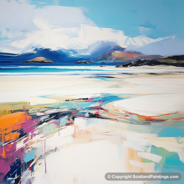 Painting - Luskentyre Sands - Scottish Beaches