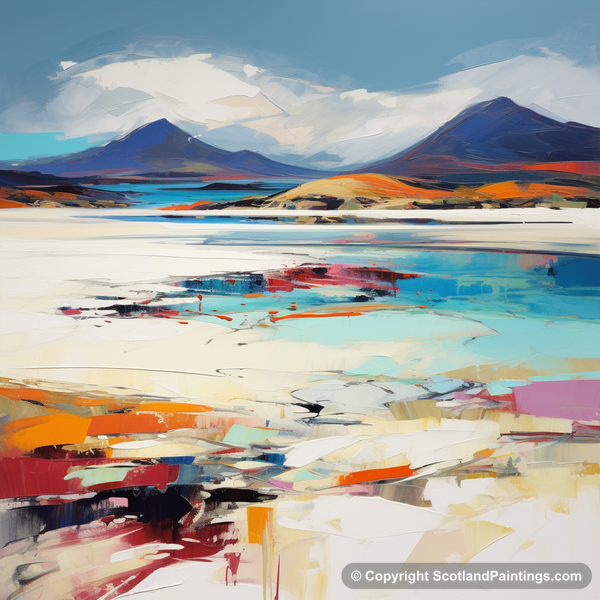 Painting - Luskentyre Sands - Scottish Beaches