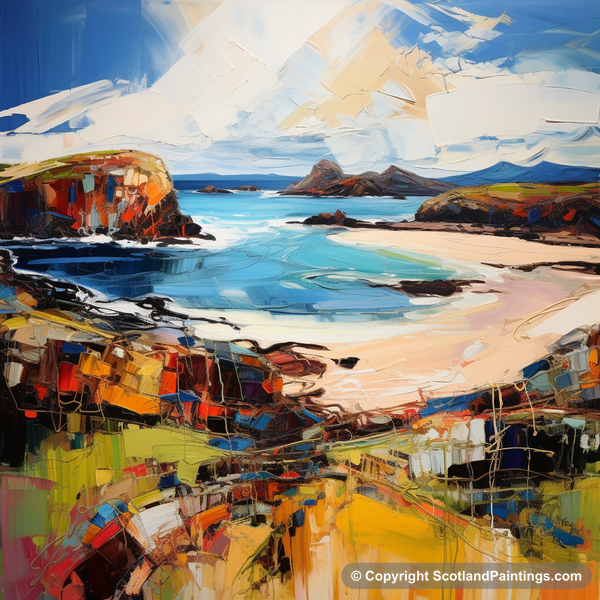 Painting - Scourie Bay - Scottish Coves