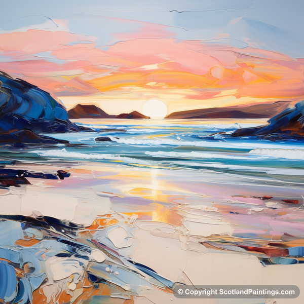 Painting - Sandwood Bay - Scottish Coves