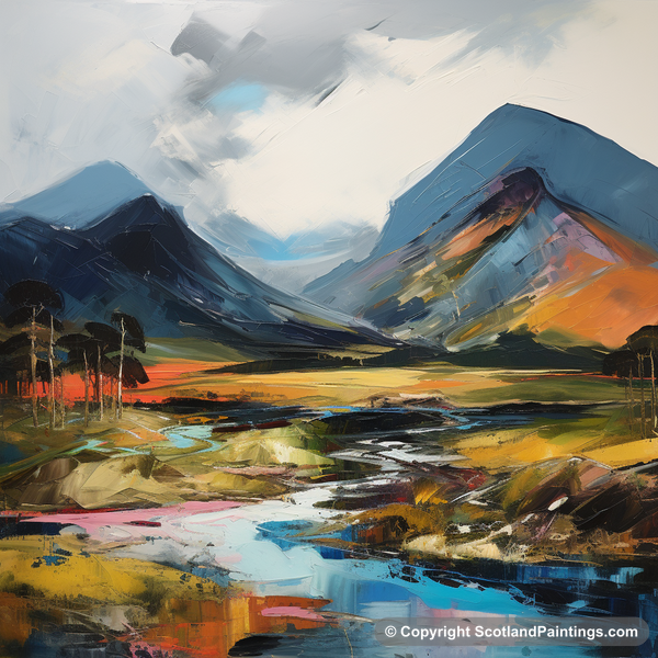 Painting - Meall Corranaich - Scottish Munros