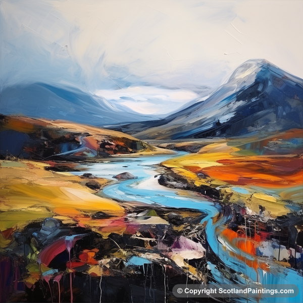 Painting - Meall Corranaich - Scottish Munros