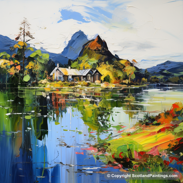 Painting - Loch Ard - Scottish Lochs