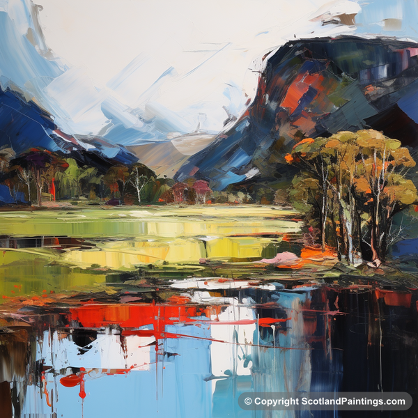 Painting - Loch Ard - Scottish Lochs