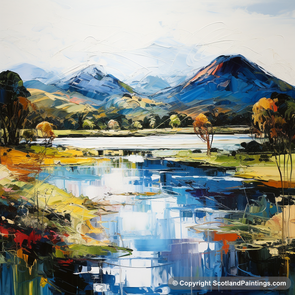 Painting - Loch Ard - Scottish Lochs