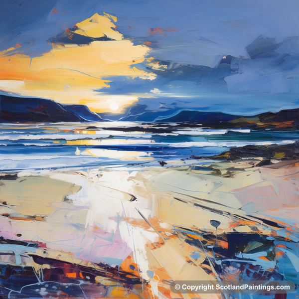 Painting - Scarista Beach - Scottish Beaches