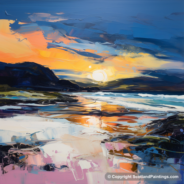 Painting - Scarista Beach - Scottish Beaches