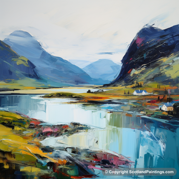 Painting - Loch Glencoul - Scottish Lochs