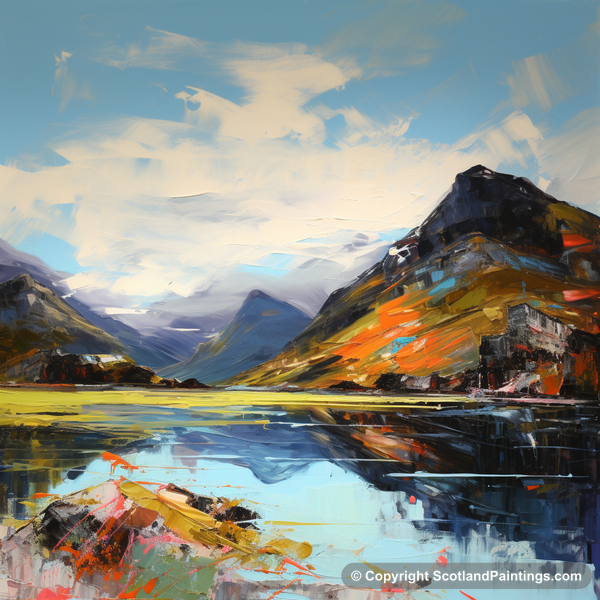 Painting - Loch Glencoul - Scottish Lochs