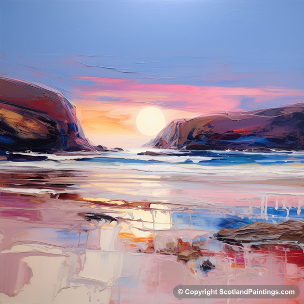 Painting - Sandwood Bay - Scottish Beaches