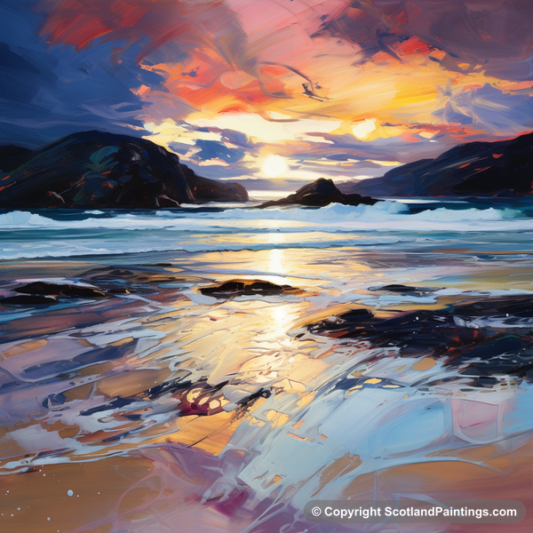 Painting - Sandwood Bay - Scottish Beaches