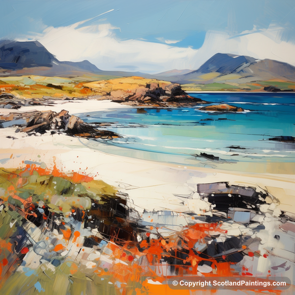 Painting - Coral Beach - Scottish Coves