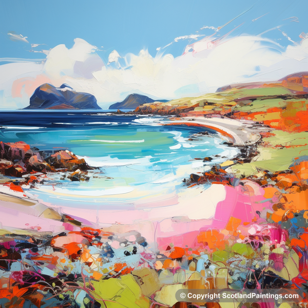 Painting - Coral Beach - Scottish Coves