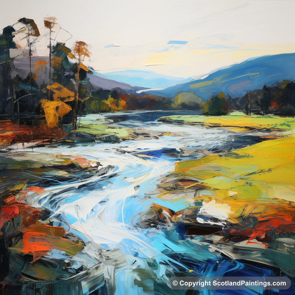 Painting - River Tay - Scottish Rivers