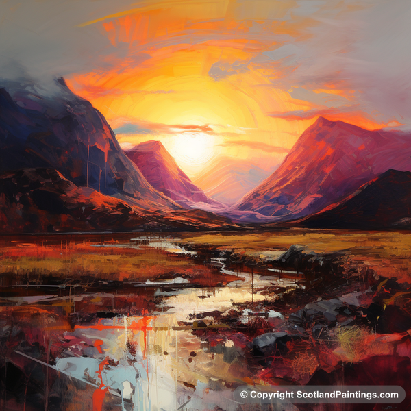 Painting - Glencoe - Glencoe