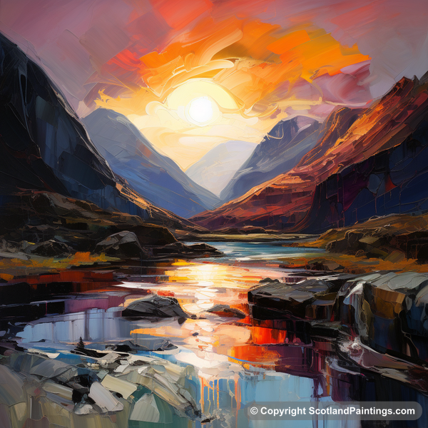 Painting - Glencoe - Glencoe