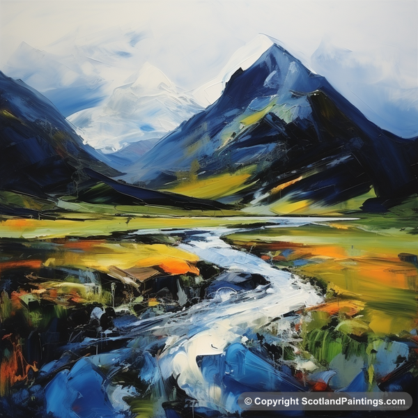 Painting - Geal-chàrn - Scottish Munros