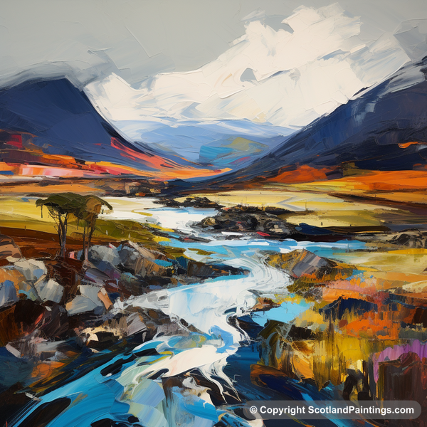 Painting - Geal-chàrn - Scottish Munros