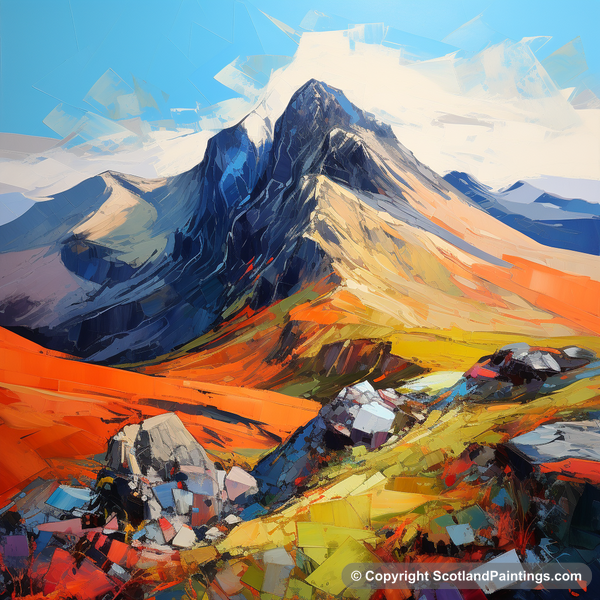 Painting - The Cobbler - Scottish Mountains