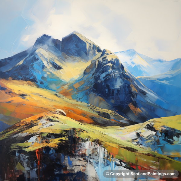 Painting - The Cobbler - Scottish Mountains