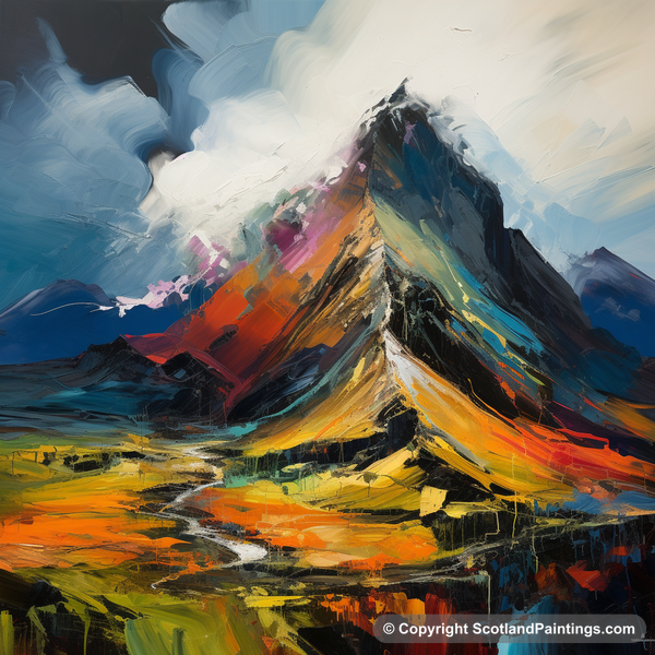 Painting - Sgurr Dearg - Scottish Mountains