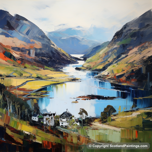 Painting - Glenfinnan - Scottish Glens