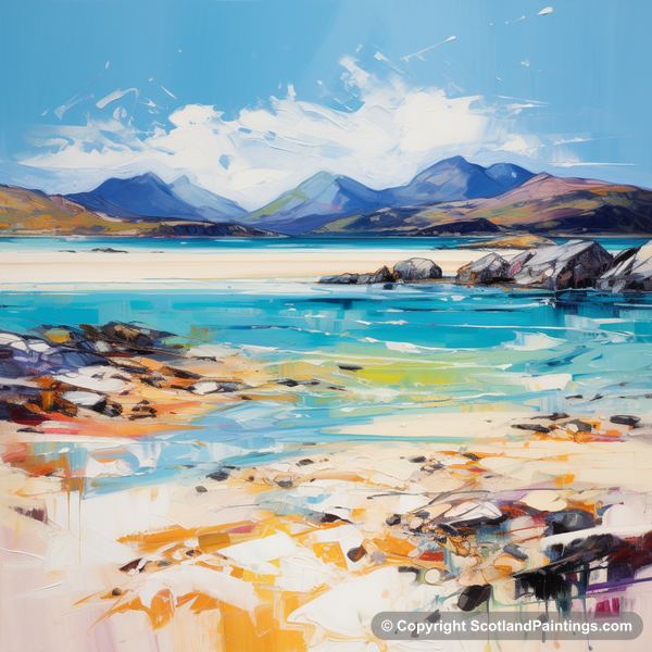 Painting - Seilebost Beach - Scottish Beaches