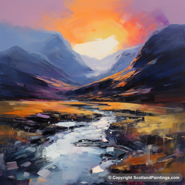 Painting - Glencoe - Glencoe