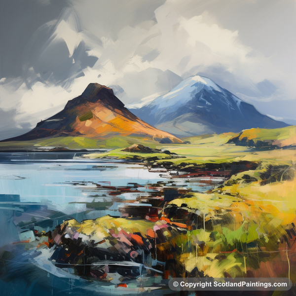 Painting - Ben More - Scottish Mountains